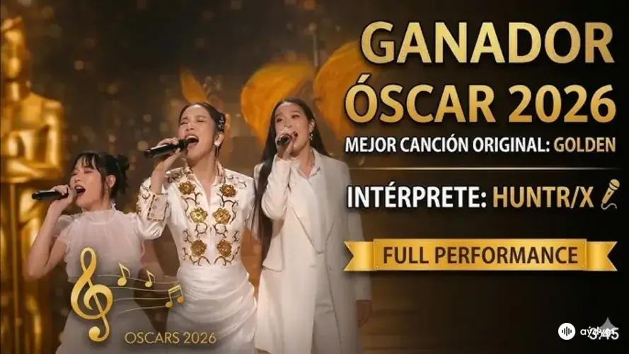 KPop Demon Hunters - Golden Live The Oscars Awards 2026